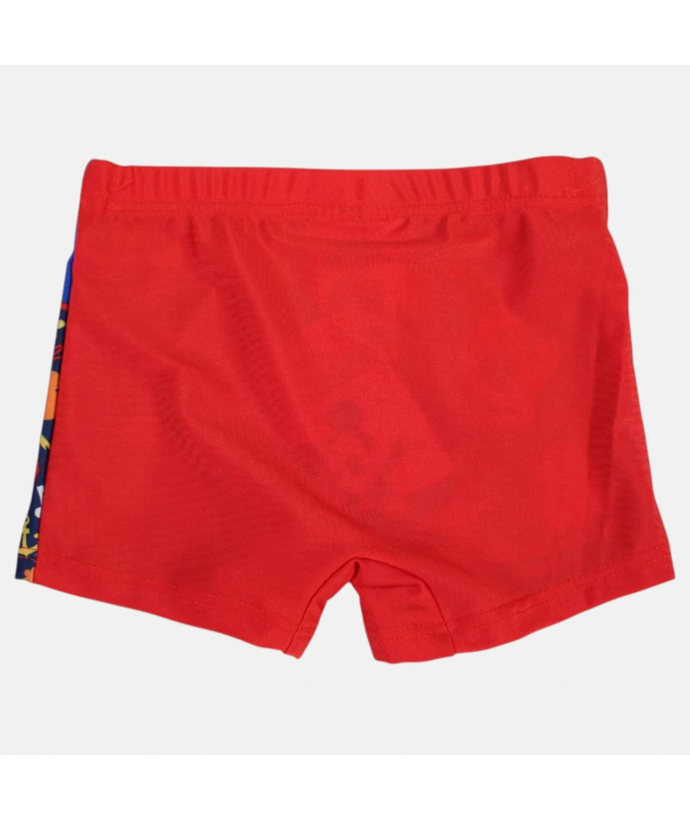 Boxer de bain Mickey Mouse rouge