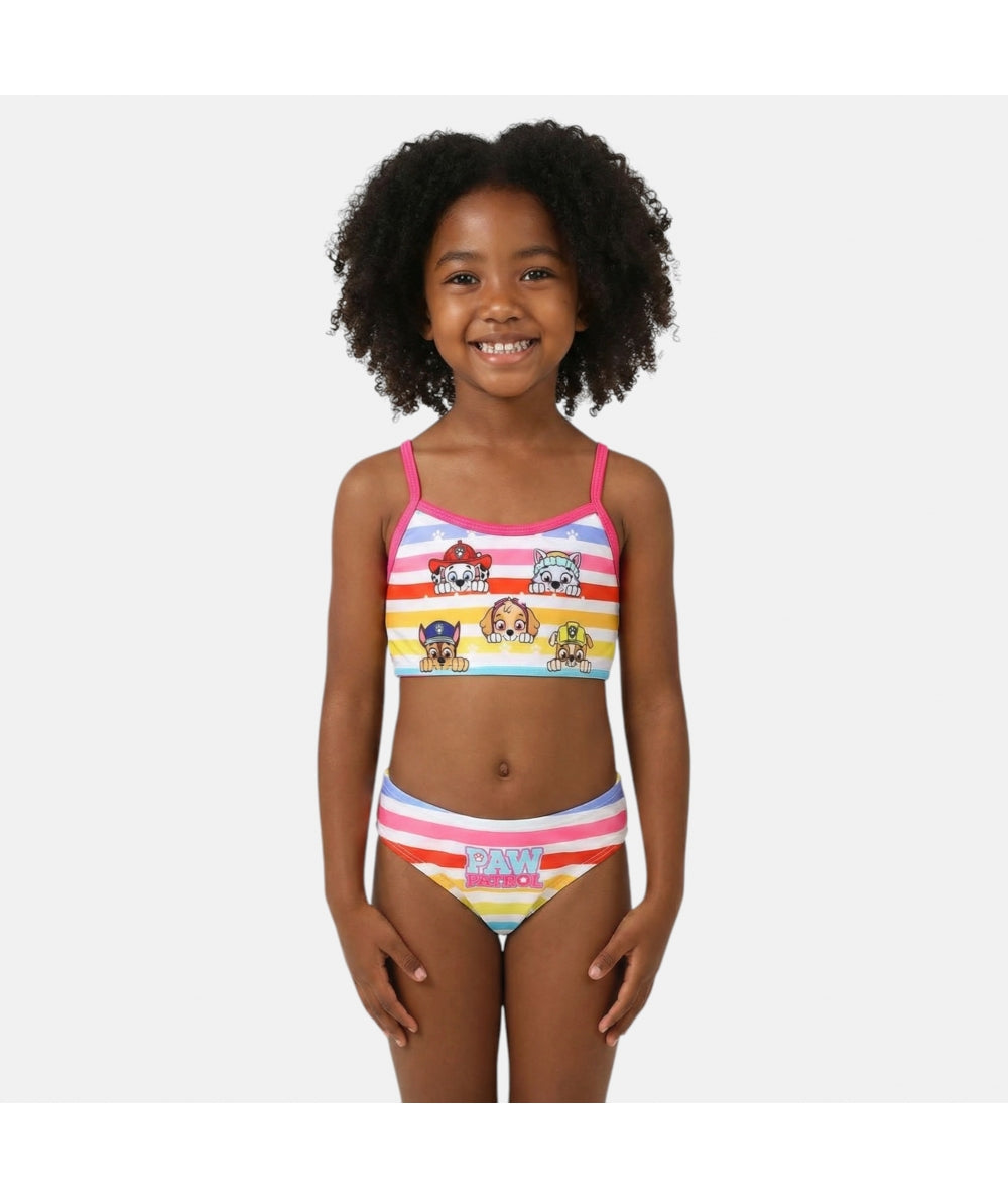 Maillot de bain 2 pièces Pat' Patrouille Arc-en-ciel