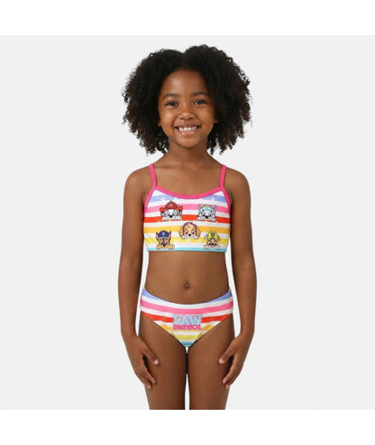 Maillot de bain 2 pièces Pat' Patrouille Arc-en-ciel
