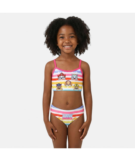 Maillot de bain 2 pièces Pat' Patrouille Arc-en-ciel