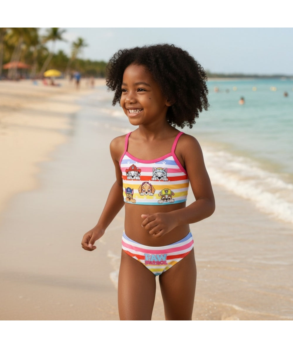 Maillot de bain 2 pièces Pat' Patrouille Arc-en-ciel