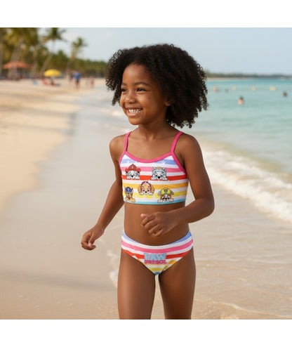 Maillot de bain 2 pièces Pat' Patrouille Arc-en-ciel