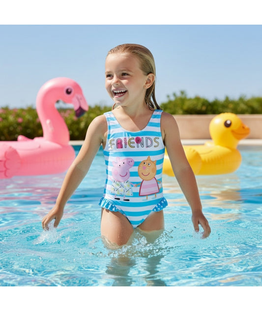 Maillot de bain Peppa Pig Rayé Friends