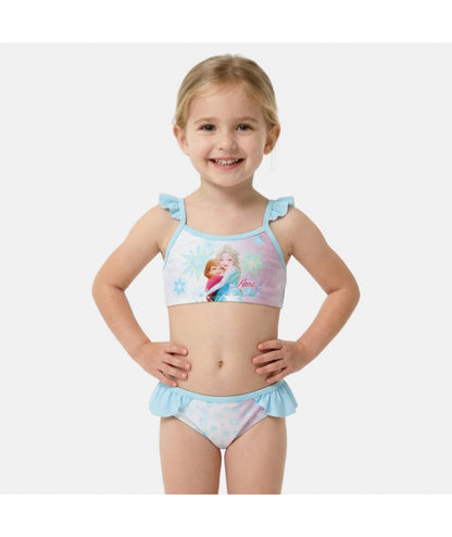 Maillot de bain 2 pièces La Reine des Neiges Anna & Elsa