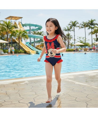 Maillot de bain Minnie une pièce rétro