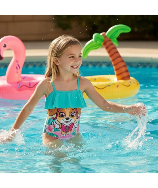 Maillot de bain 1 pièce Pat' Patrouille Skye