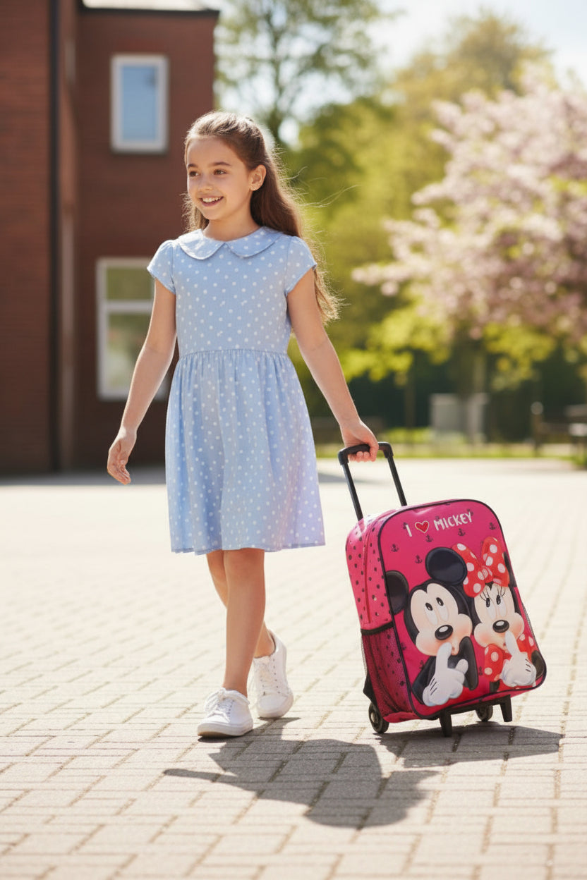 Sac à roulettes Minnie & Mickey