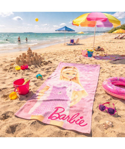 Serviette plage & bain Barbie