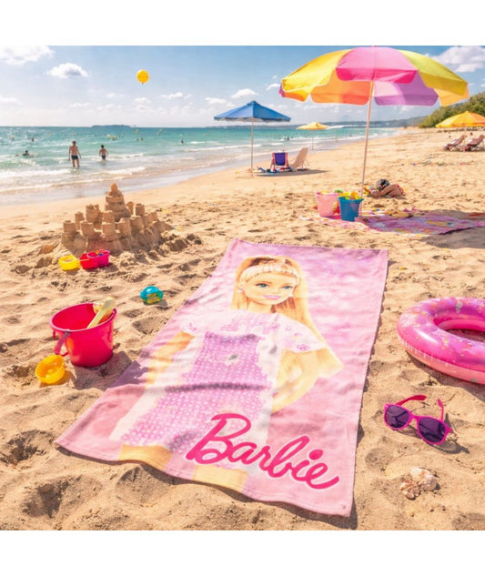 Barbie Beach & Bath Towel