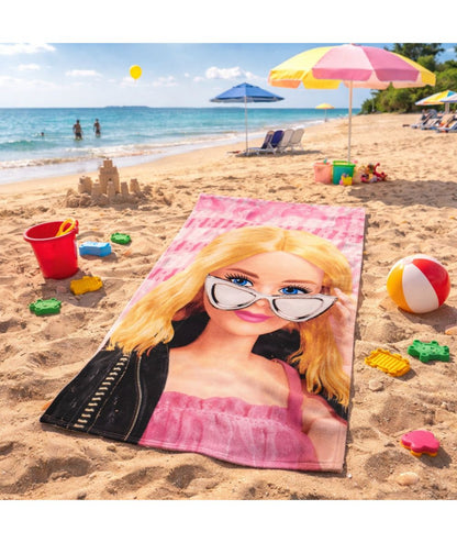 Serviette plage & bain Barbie perfecto